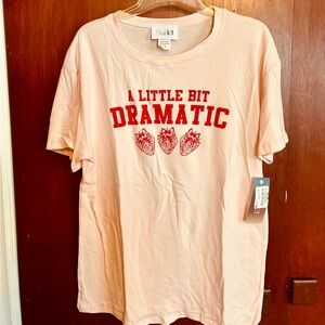 Women's Peach Graphic Tee